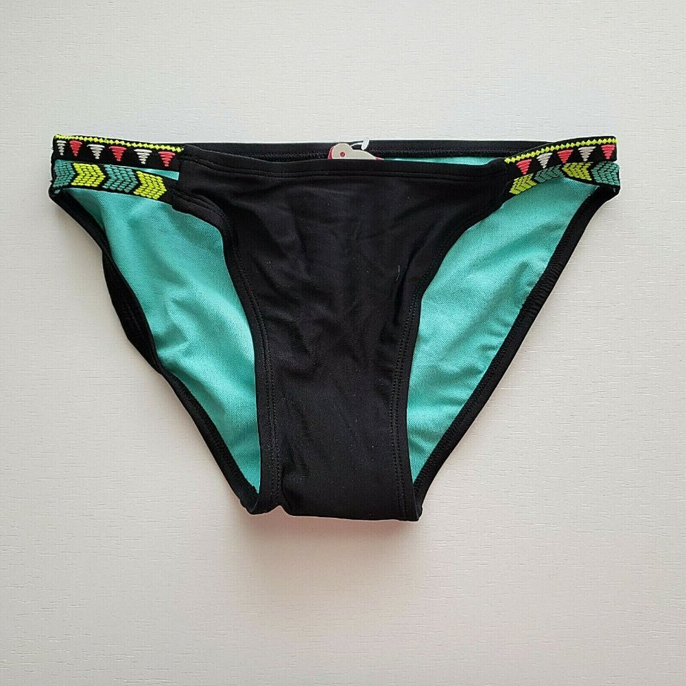 Xhilaration NWT Bikini Bottom Black Hipster S